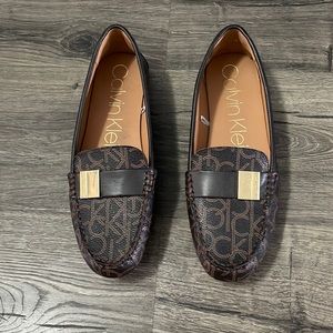 Calvin Klein  LISA moccasin expresso women size 10